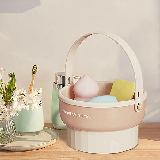 Cubo limpiador de Brochas de Maquillaje