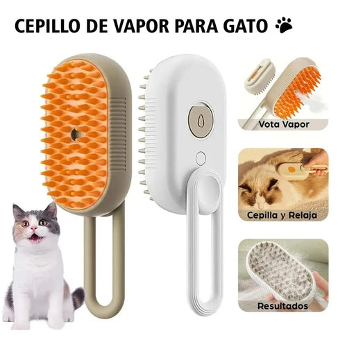Cepillo de Vapor con Mango para Mascotas
