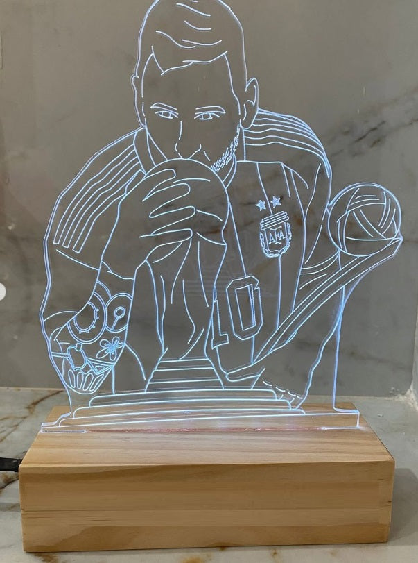 Lampara LED 3D Diseño Personalizado – Un Detalle con Luz Propia